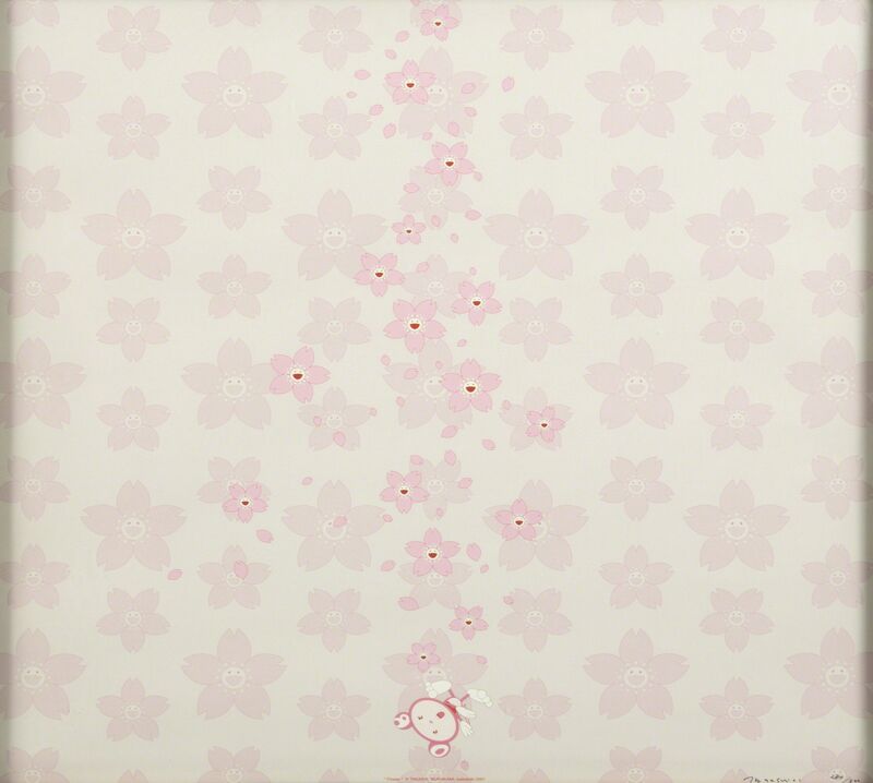 Takashi Murakami, ‘Sun, Moon, Flower’, 2001, Print, Offset lithograph on paper, suite of 3, Julien's Auctions