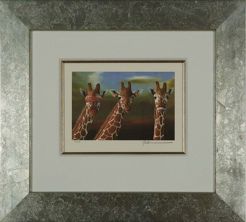 Robert Deyber, ‘See No Evil, Hear No Evil, Speak No Evil (Giraffes)’, 2011, Print, Hand-signed lithograph, Martin Lawrence Galleries