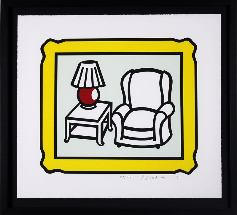 Roy Lichtenstein, ‘Red Lamp’, 1992, Print, Lithograph in Colours on Wove Paper, Gormleys Fine Art