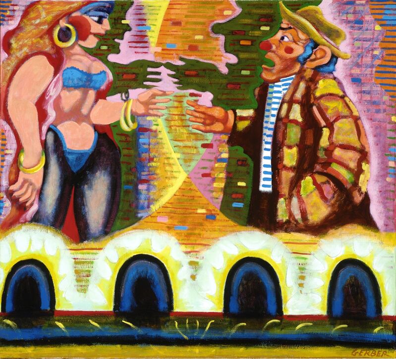 Jack Gerber, ‘Burlesque’, 2003, Painting, Acrylic on canvas, RJD Gallery