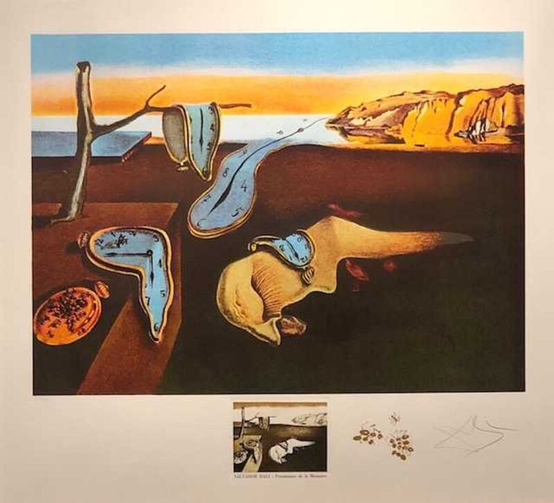 Salvador Dalí, ‘The Persistence of Memory from’, 1974, Print, Lithograph, New River Fine Art