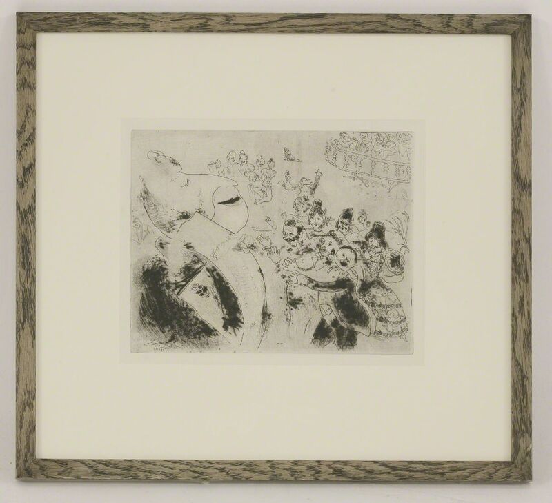 Marc Chagall, ‘Apparition De Tchitchikov Au Bal’, 1923/1948, Print, Etching, Sworders
