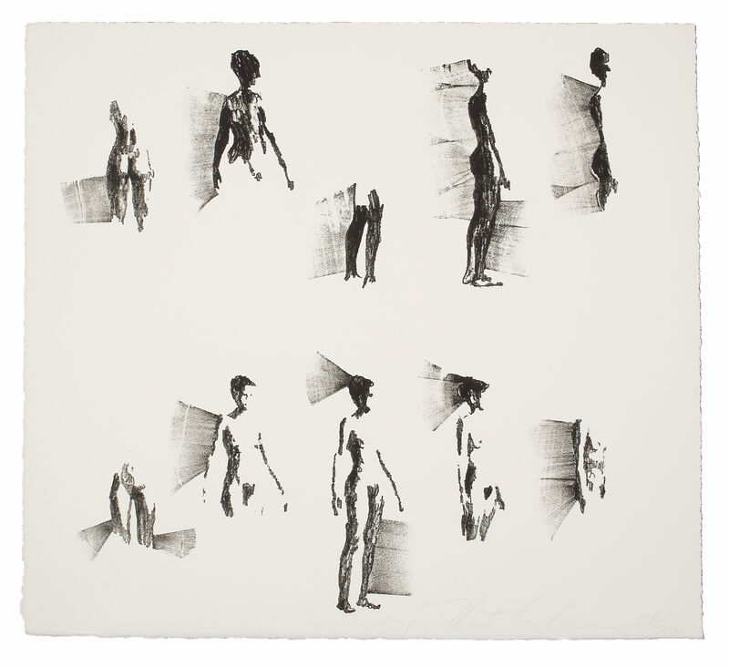 Robert Graham, ‘Untitled (Figures on White Ground, Small)’, 1971, Print, Lithograph, Bernard Jacobson Gallery Gallery Auction