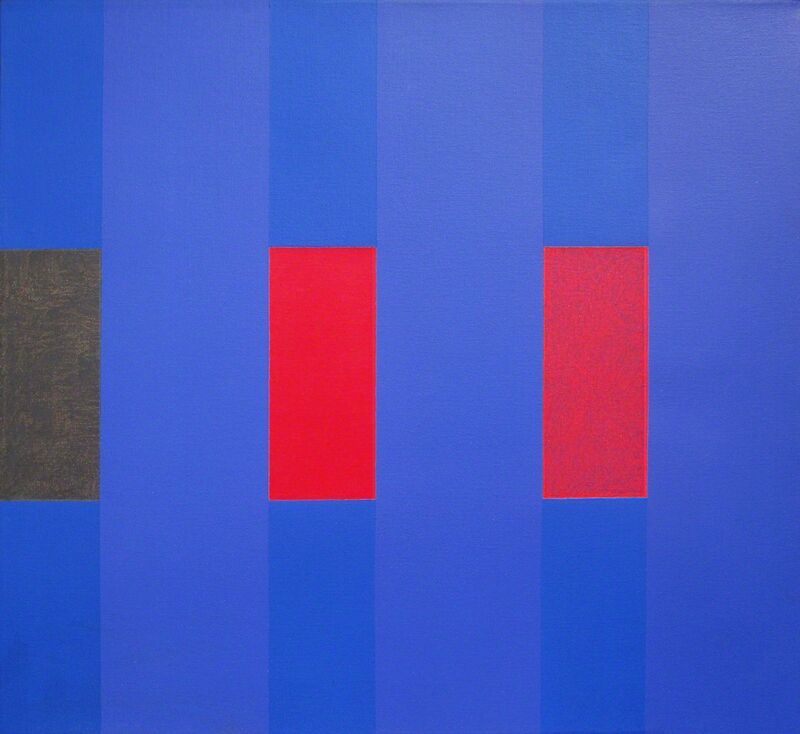 Oli Sihvonen, ‘3 x 3 (Variant 3 on Blues)’, ca. 1973, Painting, Oil on canvas, 203 Fine Art