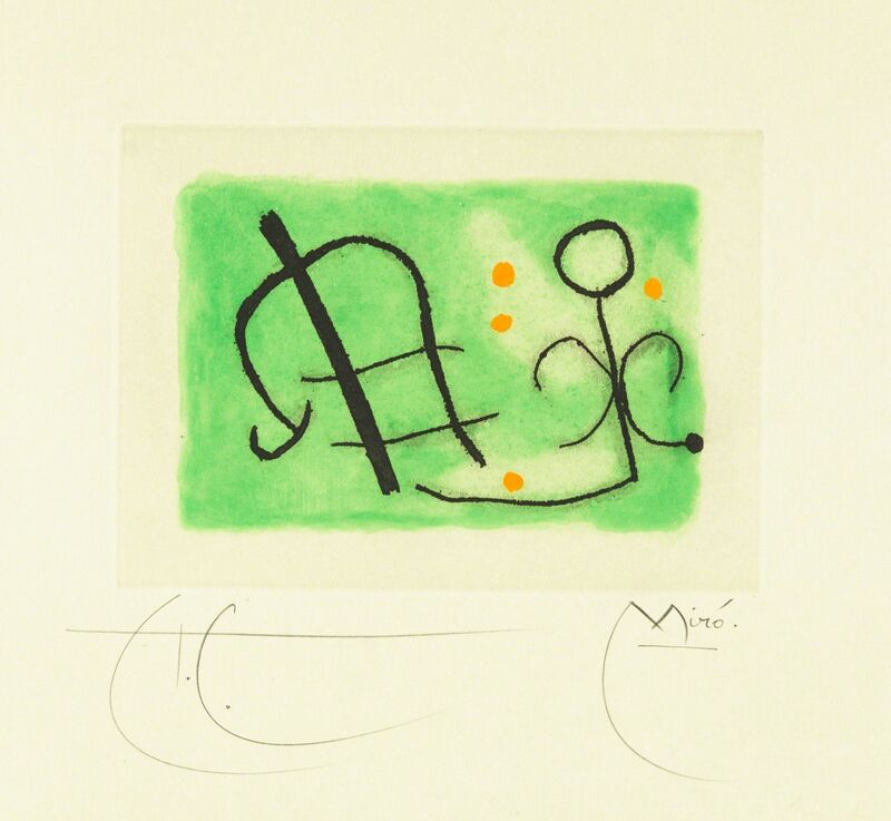 Joan Miró, ‘Untitled from Fusées’, 1959, Print, Etching and Aquatint, Christopher-Clark Fine Art