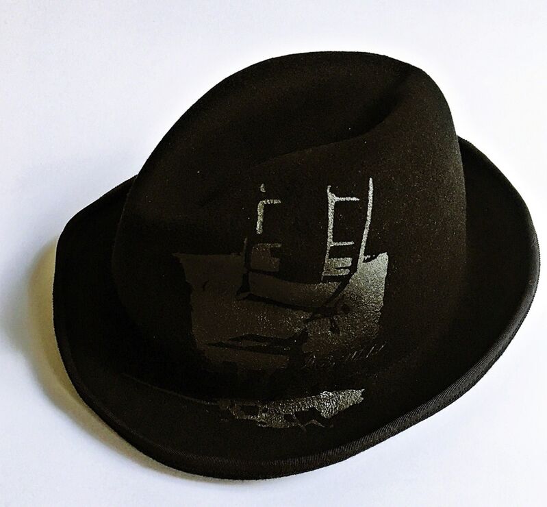 Andy Warhol, ‘Andy Warhol Wool Hat From the Estate of Tim Hunt (former curator and sales agent for the Warhol Foundation) and his wife, bestselling author Tama Janowitz.’, ca. 2010, Fashion Design and Wearable Art, 100% wool hat. made in japan., Alpha 137 Gallery Gallery Auction