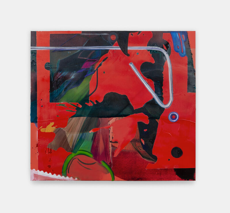 Alex Hubbard, ‘Untitled’, 2020, Painting, Acrylic, urethane, epoxy resin, fiberglass and oil on canvas, Simon Lee Gallery