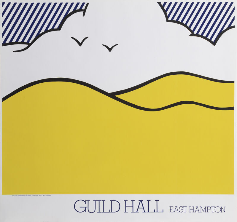 Roy Lichtenstein, ‘Landscape, Guild Hall, East Hampton’, 1980, Ephemera or Merchandise, Silkscreen, RoGallery