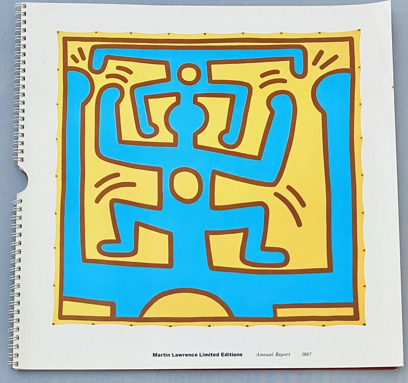 Keith Haring, ‘Signed Keith Haring catalog (Keith Haring Martin Lawrence) ’, 1987, Ephemera or Merchandise, Spiral bound catalog, Lot 180
