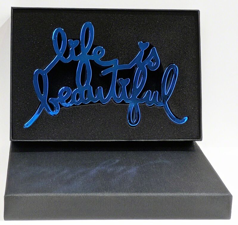 Mr. Brainwash, ‘LIFE IS BEAUTIFUL (HARD CANDY BLUE)’, 2017, Sculpture, CAST RESIN, Gallery Art