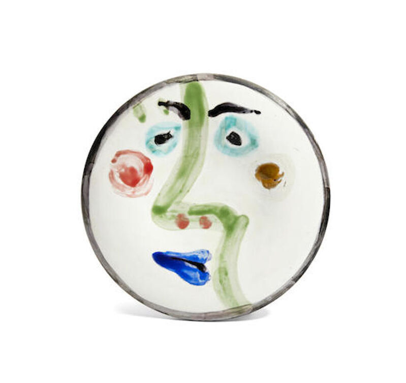 Pablo Picasso, ‘Pablo Picasso Madoura Ceramic Plate - Visage no. 189 Ramié 491’, 1963, Design/Decorative Art, Ceramic, Earthenware, Hirth Fine Art