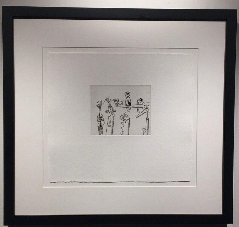 Keith Haring, ‘Untitled #4 (with Sean Kalish)’, 1989, Print, Etching, Soho Contemporary Art