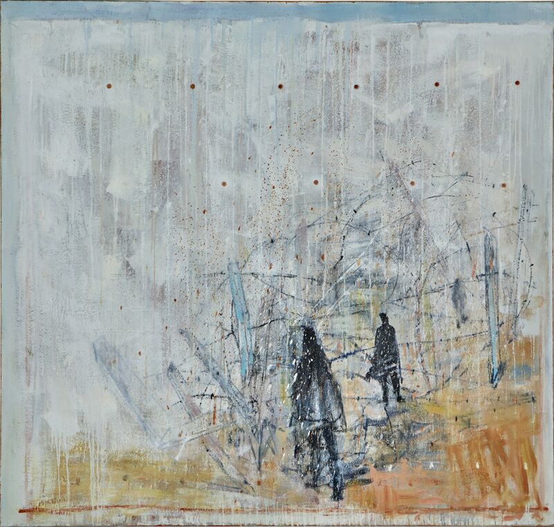Cesare Lucchini, ‘Dove vanno?’, 2017, Painting, Oil on canvas, rosenfeld