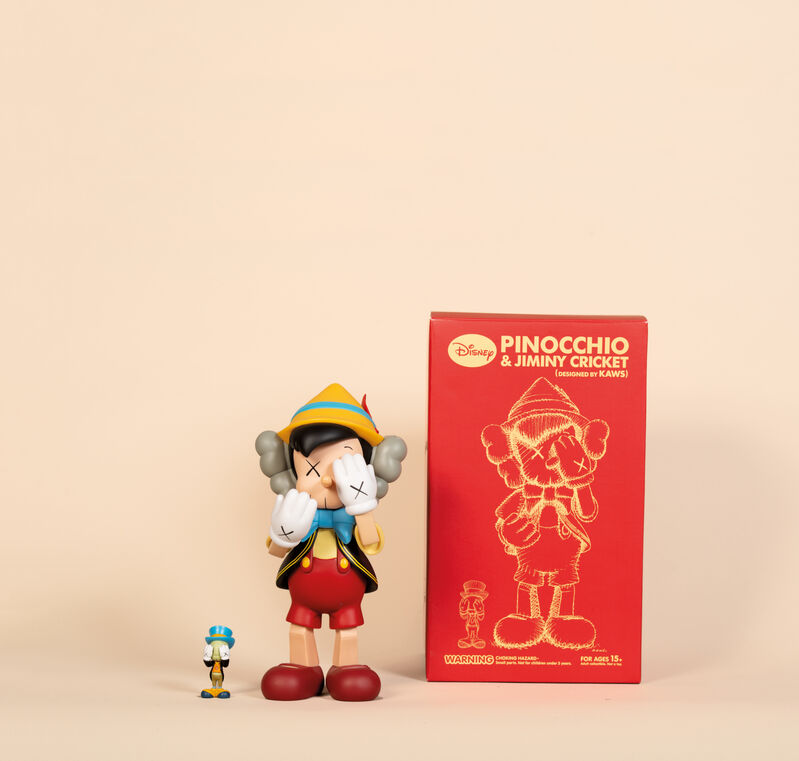 KAWS, ‘Pinocchio & Jiminy Cricket’, 2010, Other, Painted cast vinyl, DIGARD AUCTION