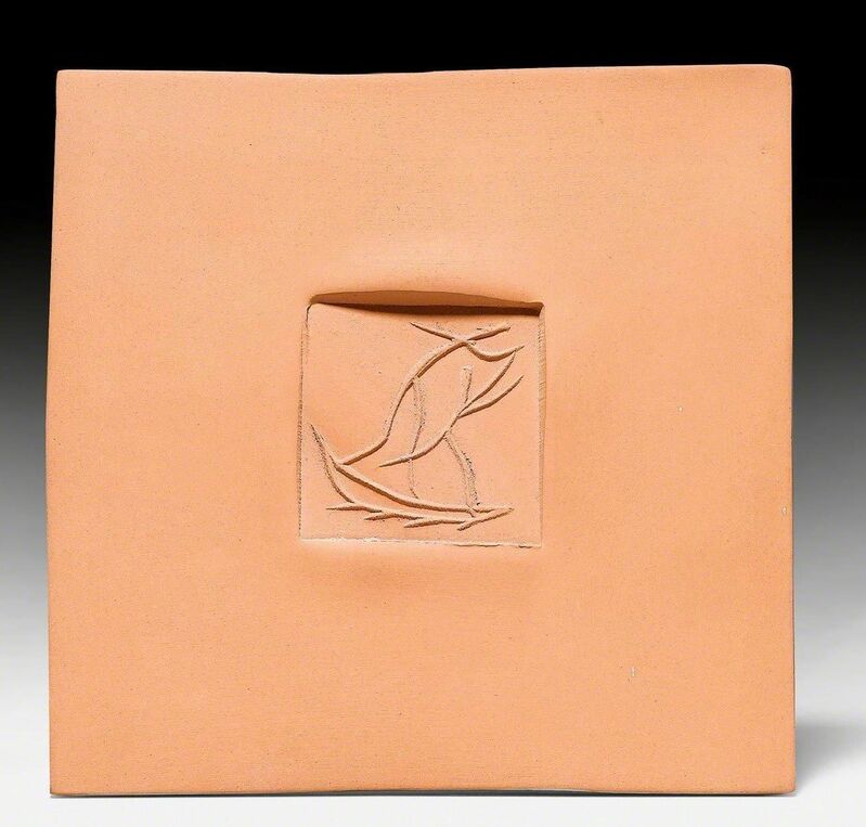 Pablo Picasso, ‘Carré aux danseurs’, c. 1971, Design/Decorative Art, Tile. Red ceramic., Koller Auctions