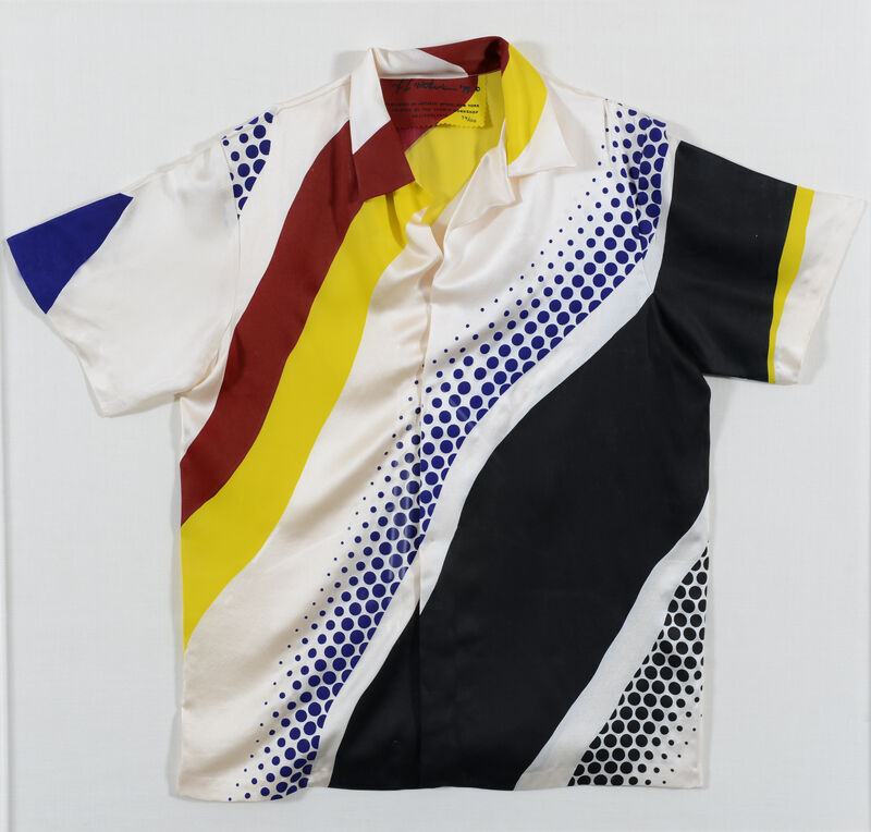 Roy Lichtenstein, ‘Untitled ’, 1979, Print, Silkscreen printed with pigment on silk sateen and sewn into a basic shirt design, Chelsea Art Group