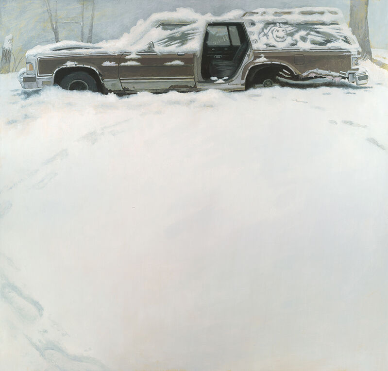 Shawn Fields, ‘Winter Wagon’, not dated, Painting, Oil on board, Somerville Manning Gallery