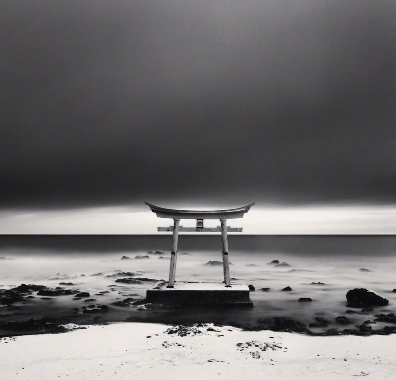 Michael Kenna, ‘Torii Gate, Shosanbetsu, Hokkaido, Japan’, 2004, Photography, Gelatin silver print, G. Gibson Gallery