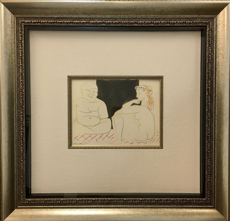 Pablo Picasso, ‘Verve 1954 IX’, 1954, Reproduction, Offset lithograph on wove paper, Baterbys
