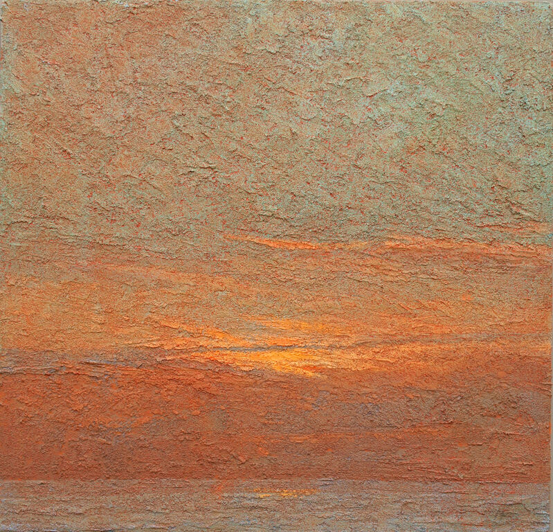 Michael Fairclough, ‘Sea Passage - Dusk III’, ca. 2020, Painting, Oil on paper on panel, Sladers Yard