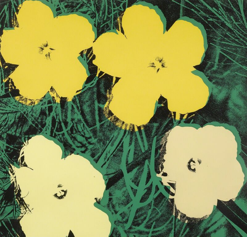 Andy Warhol, ‘Flowers’, 1970, Print, Polymer paint on canvas, Rudolf Budja Gallery