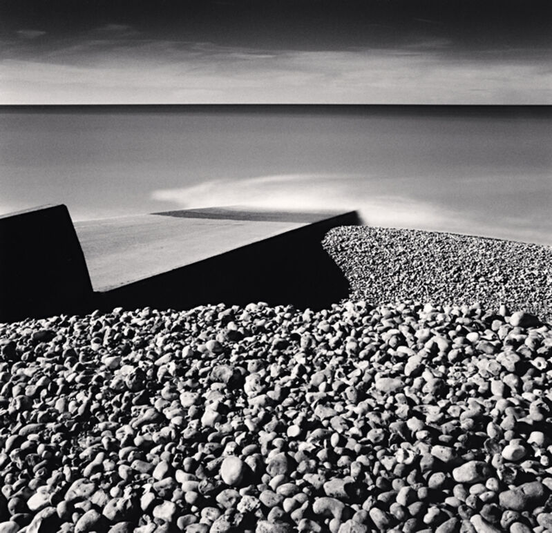 Michael Kenna, ‘Pebble Beach, Ault, Picardy, France’, 2009, Photography, Gelatin Silver Print, Weston Gallery