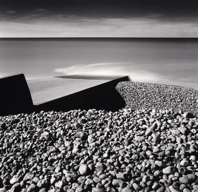 Michael Kenna, ‘Pebble Beach, Ault, Picardy, France’, 2009, Photography, Sepia toned silver gelatin print, Huxley-Parlour