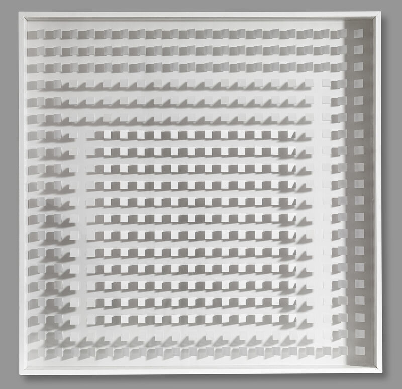 Klaus Staudt, ‘Hommage to Albers 8’, 1977, Mixed Media, Polystyrene white, Plexiglas transparent, twice colorless, Dierking