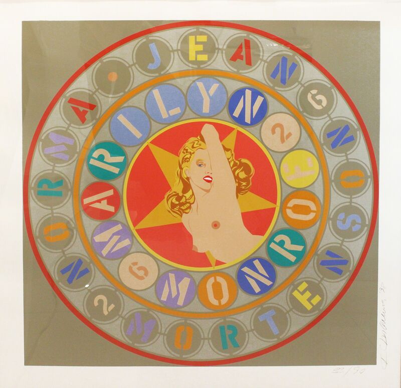 Robert Indiana, ‘Metamorphosis of Norma Jean (Marilyn Monroe)’, 1996, Print, Silkscreen, Fine Art Auctions Miami