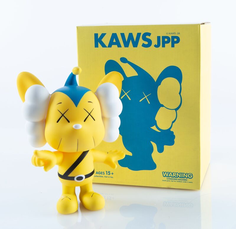 KAWS, ‘JPP (Black and Yellow) (two works)’, 2008, Sculpture, Painted cast vinyl, Heritage Auctions