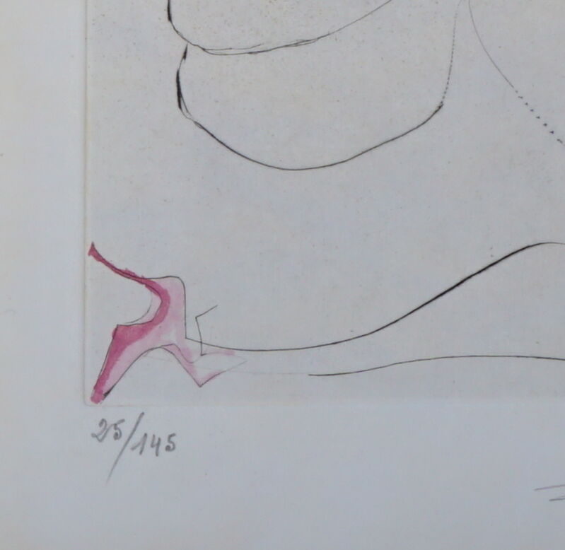 Salvador Dalí, ‘La Venus aux Fourrures Woman With Crutch’, 1968, Print, Etching, Fine Art Acquisitions Dali 