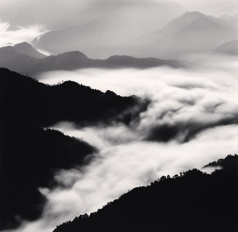 Michael Kenna, ‘Huangshan Mountains, Study 40, Anhui’, 2010, Photography, Silver Gelatin Print, Framed in Grey with Museum Glass, Bau-Xi Gallery