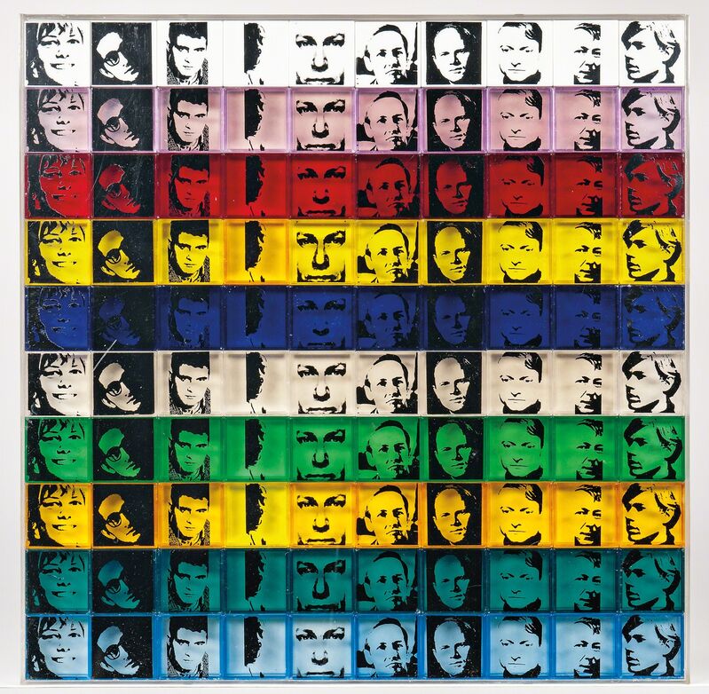 Andy Warhol, ‘Portraits of the Artists, from the portfolio Ten from Leo Castelli’, 1967, Print, Screenprints on 100 polystyrene boxes in ten colors, Skinner
