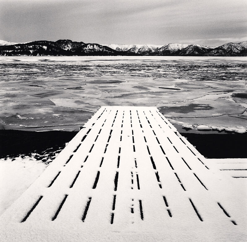 Michael Kenna, ‘Freezing Morning, Kussharo Lake, Hokkaido, Japan’, 2014, Photography, Toned gelatin silver print, G. Gibson Gallery