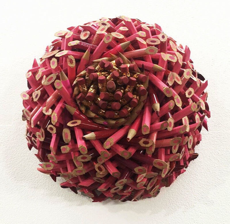 Federico Uribe, ‘Flower’, 2018, Sculpture, Pencils assembly, LGM Galería