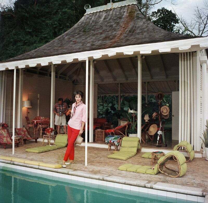 Slim Aarons, ‘Family Snapper: Babe Paley and William Paley at their cottage in Round Hill, Jamaica’, 1959, Photography, C-Print, Staley-Wise Gallery