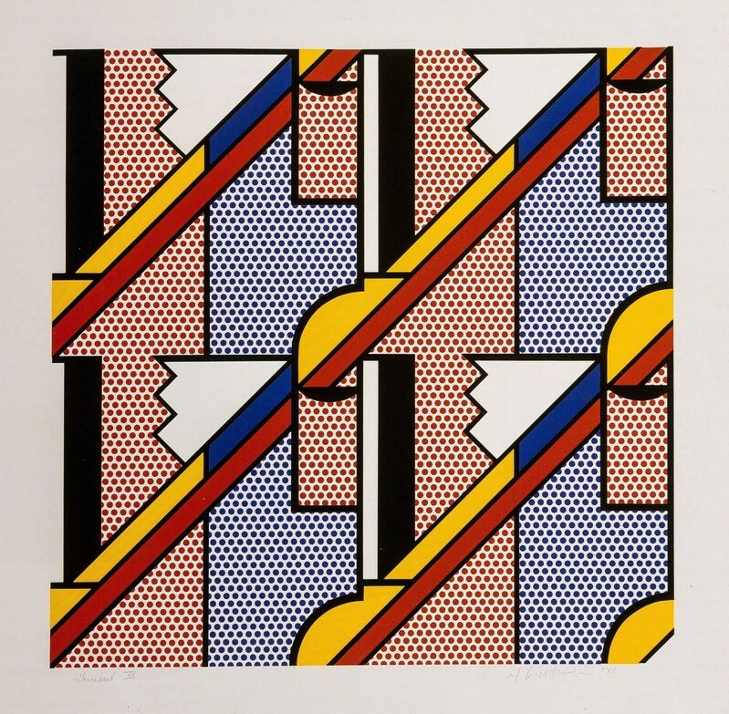 Roy Lichtenstein, ‘Modern Print (Corlett 103)’, 1971, Print, Lithograph with screenprint in colours, Forum Auctions