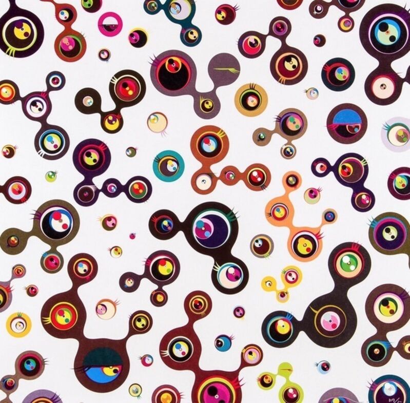 Takashi Murakami, ‘Jellyfish Eyes - White Five’, 2006, Print, Offset lithograph on paper, Hang-Up Gallery