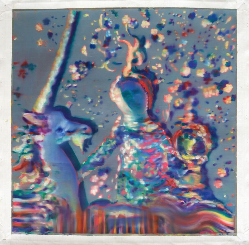 Oana Farcas, ‘The lady and the unicorn ’, 2015, Painting, Oil on canvas, Galleria Doris Ghetta