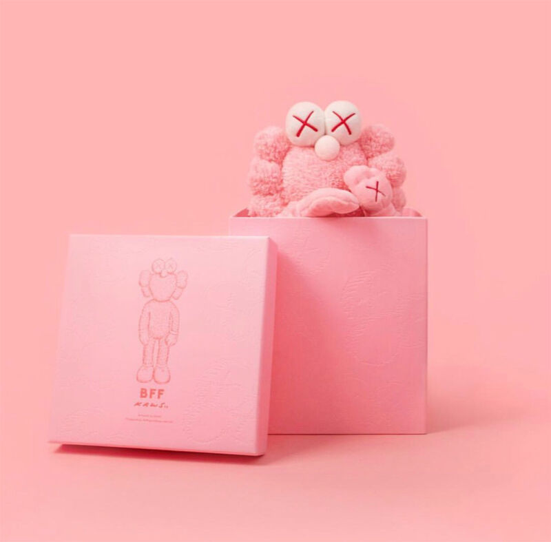 KAWS, ‘'BFF' (pink, plush)’, 2019, Ephemera or Merchandise, Collectible plush figure with original box., Signari Gallery