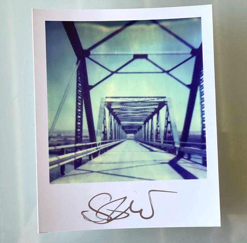 Stefanie Schneider, ‘Stefanie Schneider Polaroid sized Minis - 'Blue Bridge' - signed, loose’, 1999, Photography, Digital C-Print, based on a Polaroid, Instantdreams