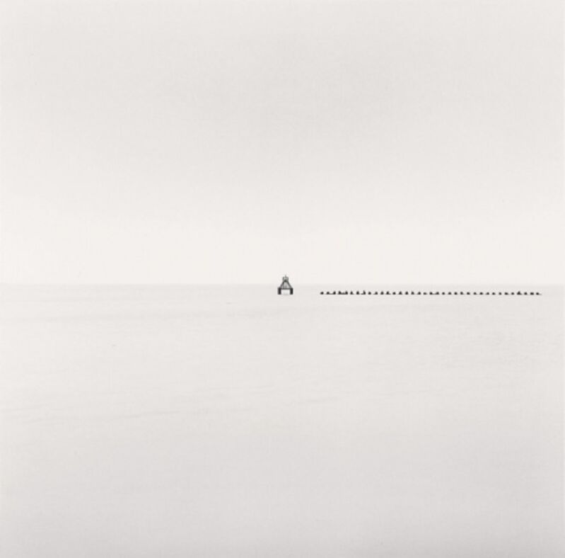 Michael Kenna, ‘Structure and Thirty Six Posts, Lake Biwa, Honshu, Japan’, 2002, Photography, Sepia toned silver gelatin print, Huxley-Parlour