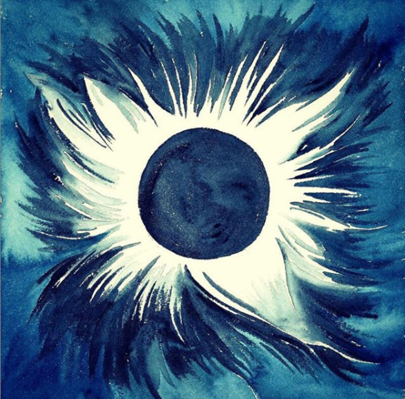 Scott Winterrowd, ‘Solar Eclipse No. 2’, 2018, Painting, Watercolor and Ink on Paper, Ro2 Art