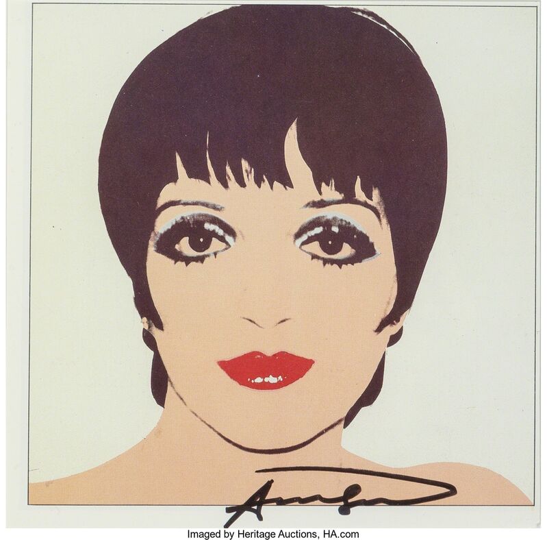 Andy Warhol, ‘Liza Minelli’, c. 1979, Print, Offset lithograph in colors on paper, Heritage Auctions