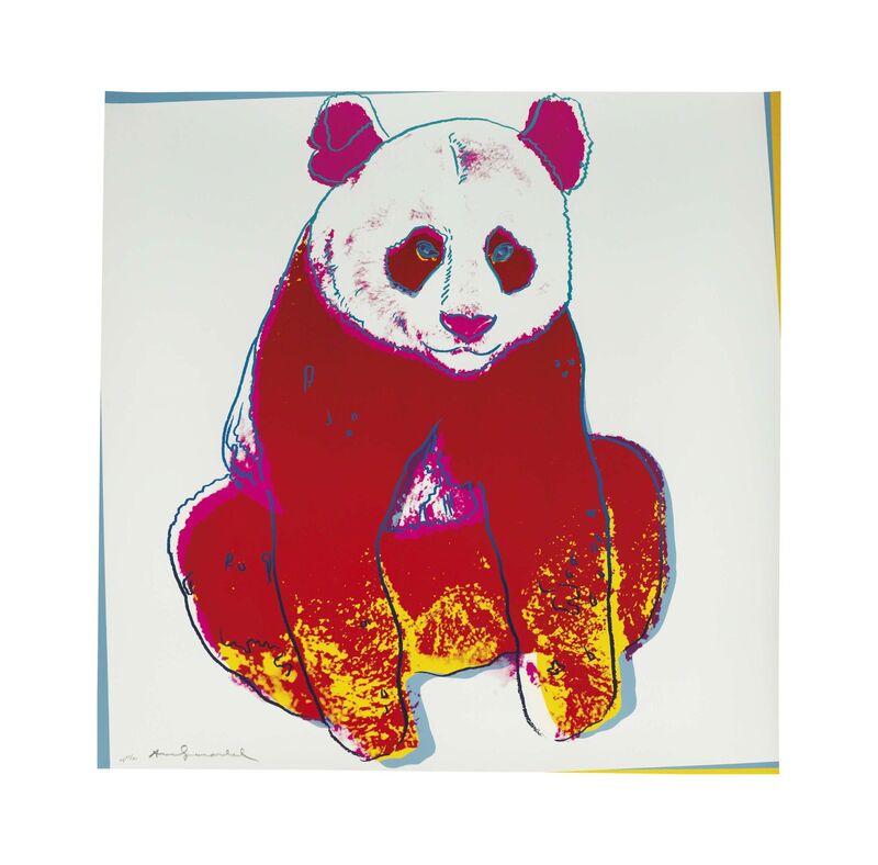 Andy Warhol, ‘Giant Panda, from Endangered Species’, 1983, Print, Screenprint in colors on Lenox Museum Board, Christie's
