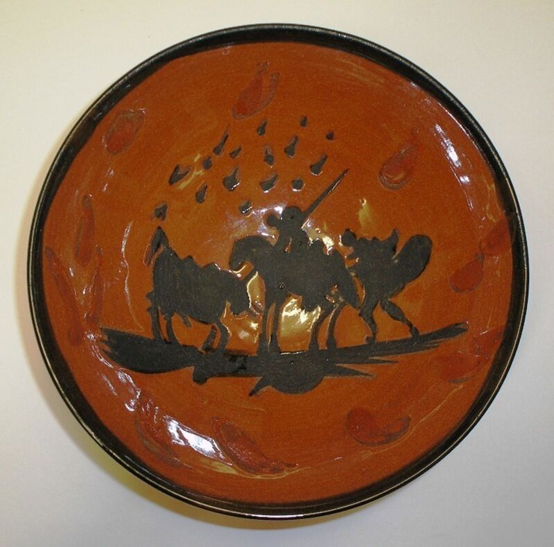 Pablo Picasso, ‘Picador’, 1953, Sculpture, Partially glazed terracotta bowl, Nicholas Gallery