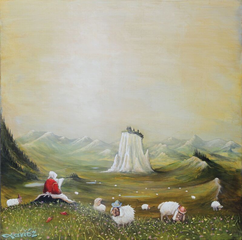 Xaviéz, ‘shepherdess’, 2016, Painting, Oil on canvas, Art Center Horus