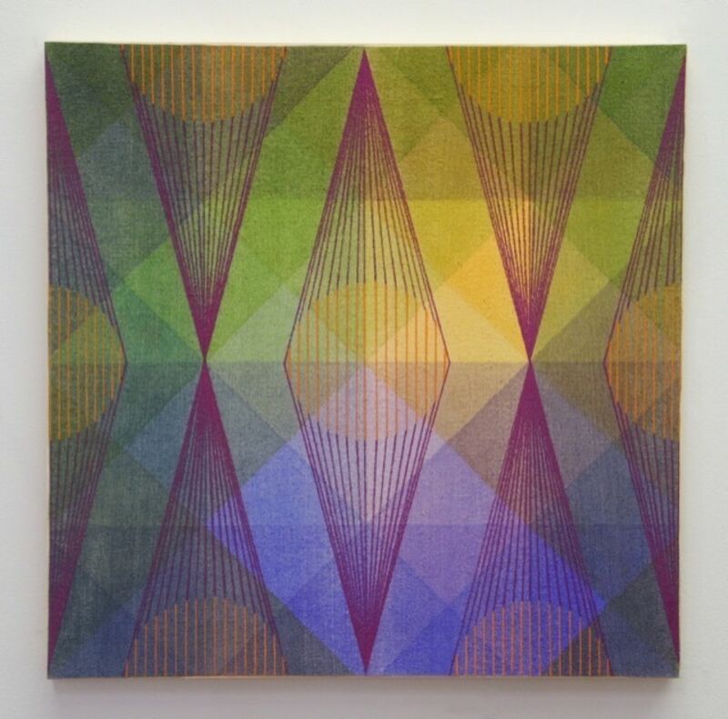 Field Kallop, ‘In Unison’, 2018, Mixed Media, Acrylic and colored pencil on canvas and board, Public Art Fund Benefit Auction