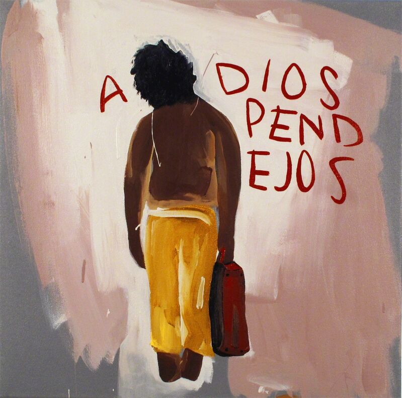 Edgar Serrano, ‘A dios’, 2012, Painting, Acrylic and latex on canvas, El Museo del Barrio