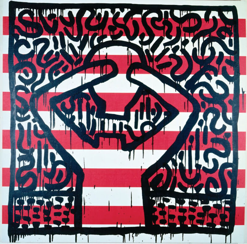 Keith Haring, ‘Untitled ’, 1981, Painting, Acrylic on canvas, de Young Museum